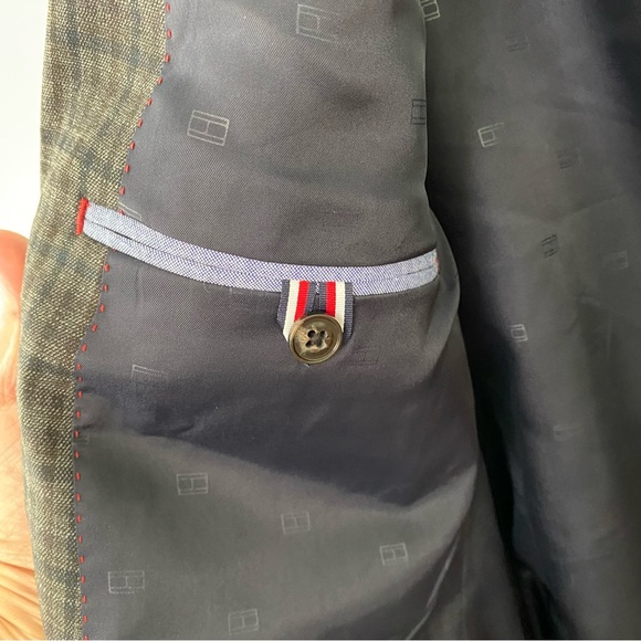 NWT Tommy Hilfiger Men's Modern-Fit THFlex Stretch Check Sport Coat - Picture 9 of 11